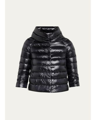 Herno Iconico Piumino Sofia Water-Resistant Nylon Ultralight Puffer Jacket