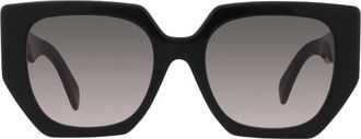 Celine Triomphe Brown Butterfly Ladies Sunglasses CL40239F 01F 55