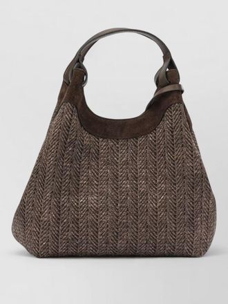 Gianni Chiarini textured shoulder bags suede accents