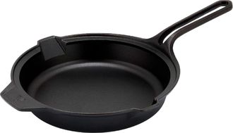 Victoria Victoria 36915 Sart&eacute;n Hierro Fundido Curado Inducci&oacute;n 25cm, Apta Fuego, Barbacoa, Horno Cast Iron Skillet Negro
