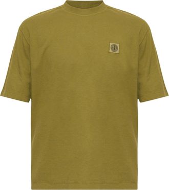 Stone Island Short-Sleeve Patch Logo T-Shirt