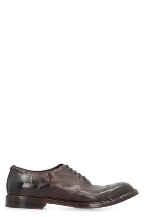 Dolce & Gabbana Brown Leather Lace-up Shoes
