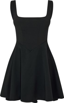 Odd Muse Womens Square Neck Mini in Black - Size X-Small