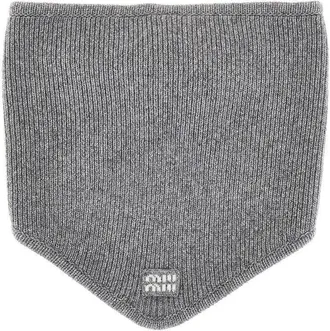 Miu Miu Cashmere and virgin wool scarf Woman One Size