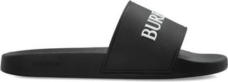 Burberry Rubber Slippers - Heren - Sandalen - Zwart - 43 EU - Schoenen