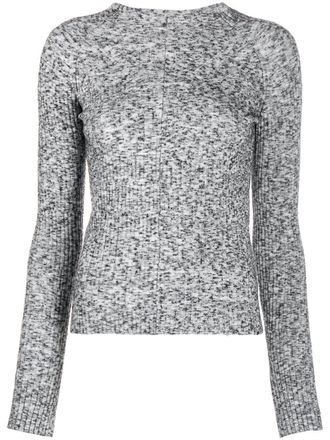 MRZ long-sleeve knit jumper - White