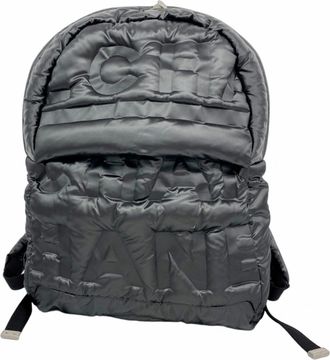 Chanel Black Nylon Backpack (Pre-Owned)