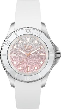 Ice Watch Ice Watch Ice Steel - Lo White Pink WoMens 020371 Silicone - One Size