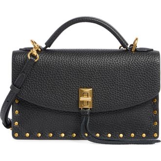 Rebecca Minkoff Darren Leather Crossbody Bag in Black at Nordstrom