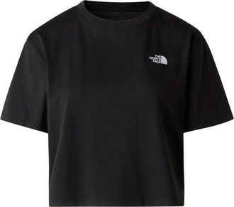 The North Face Evolution Simple Dome Crop Tee T-Shirt f&uuml;r Damen | schwarz