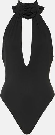 Magda Butrym Halterneck cutout swimsuit
