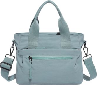 Generic Womens Nylon Shoulder Bag, Casual Crossbody Bag, Hobo Tote Bag with Adjustable Crossbody Strap and Multiple Compartments, Applies to Commuting (Light 