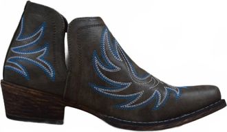 Roper Womens Ava Snip Toe Booties In Brown