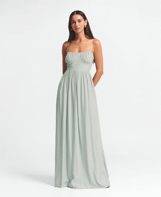 ST MRLO George Maxi Dress in Light Sage at Nordstrom, Size 10