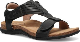 Taos Wonderful Ankle Strap Sandal in Black at Nordstrom, Size 10