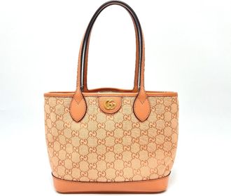 Gucci Pink Gg Canvas Tote Bag (Pre-Owned)