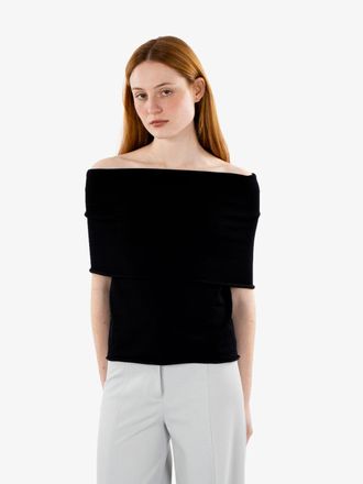 Liviana Conti Maglia spalle scoperte nera