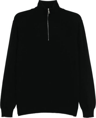 Begg x Co Heriot zipped jumper - Black