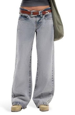 BDG Kayla Aruba Wide Leg Jeans in Grey at Nordstrom Rack, Size 25