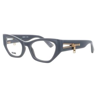 Moschino Ladies Blue Rectangular Eyeglass Frames MOS632MVU53