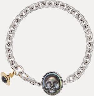 Vivienne Westwood Man. Jed Bracelet Platinum-gold-grey-mop-black-enamel Platinum-gold-grey-mop-black-enamel Men
