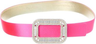 Roger Vivier Pilgrim Satin Belt
