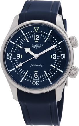 Longines Hertiage Automatic Blue Dial Mens Watch L3.764.4.90.9