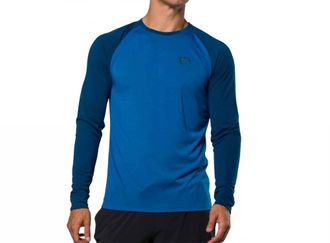 Pearl Izumi Canyon Long Sleeve Jersey Shirt In Snorkel Blue