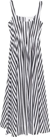 Sportmax Filmato Striped Midi Dress