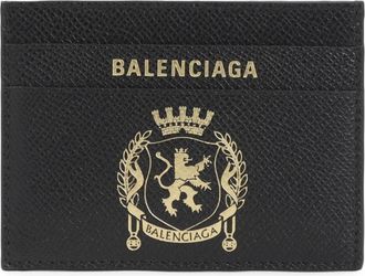 Balenciaga Passport Card Holder - Heren - Portefeuilles - Zwart - ONE Size - Leer - Accessoires
