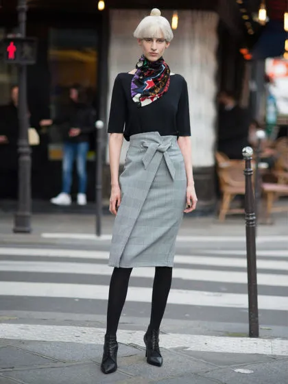 Descubre cómo combinar la falda lápiz esta temporada