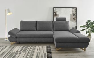 HOME AFFAIRE Schlafsofa »City/Giron« komfortable Bettfunktion (Liegefläche 245 x 138 cm), sowie Bettkasten