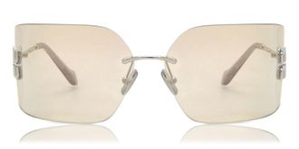 Miu Miu MU54YS 1BC10F Womens Sunglasses Silver Size 80