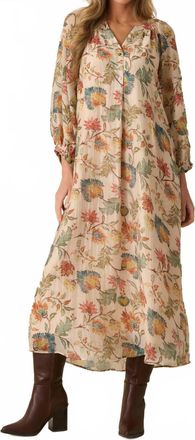 Entro Juniper Maxi Dress In Tan