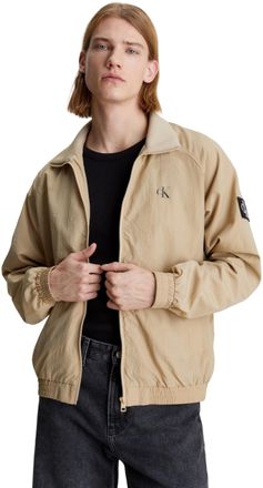 Calvin Klein Jeans Men Jacket Unpadded Harrington for Transition Weather, FALSCH (Travertine), M