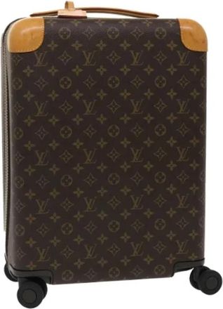 Louis Vuitton Pre-owned Canvas Tas - Dames - Vintage Weekendtas - Bruin - ONE Size - Vintage