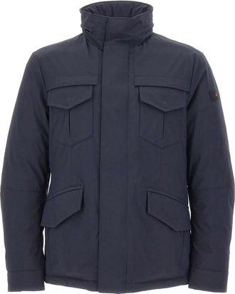 Peuterey Stripes Srtr GRS 04 Jas - Heren - Zomerjassen - Blauw - M - Polyester - Jassen
