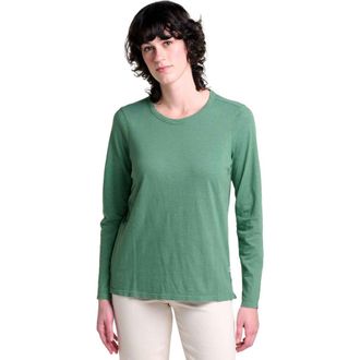 Toad & Co Womens Primo Long Sleeve Crew in Ivy at Nordstrom, Size X-Small