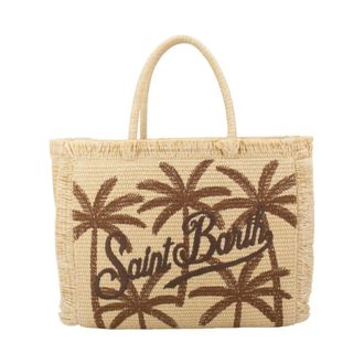 MC2 Saint Barth Tote Bags, female, Beige, Size: ONE SIZE Vanity Tote Bag