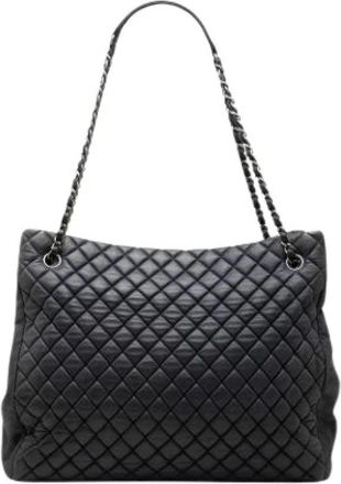 Chanel Pre-owned New Bubble Tote - Dames - Vintage Schoudertas - Zwart - ONE Size - Leer - Vintage