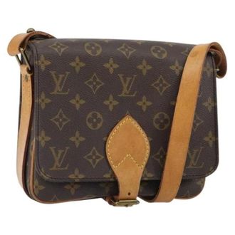 Louis Vuitton Pre-owned Cross Body Bags, female, Brown, Size: ONE SIZE Pre-owned Canvas Cross Body Bag