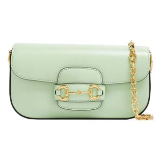Gucci (WMNS) Gucci Horsebit 1955 Small Shoulder Bag Light Green 735178-1DB0G-3803