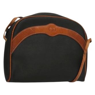 Dior Pre-owned Cross Body Bags, female, Black, Size: ONE SIZE Pre-owned Vintage Shoulder Bag