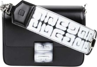 Givenchy Pre-owned Cross Body Bags, female, Black, Size: ONE SIZE Pre-owned Bb50M3B1Ad 4G Small Shoulder Bag