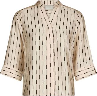 Neo Noir Overhemden, Dames, Beige, L, Blouses