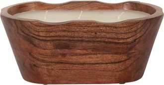 Sagebrook Home 8In 16Oz Vanilla Oval Bowl Candle