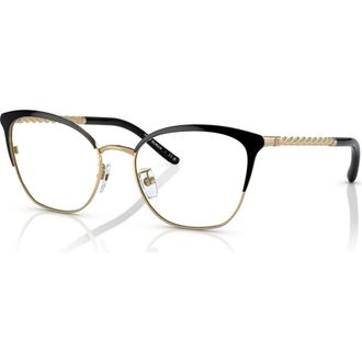 Tory Burch 53mm Square optical glasses in Black at Nordstrom