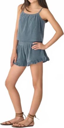 Rylee + Cru Faye Short Set In Marine