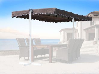 Quick-Star Ersatzdach Standmarkise Dubai 375 X 225 Cm Markise Taupe / Beigegrau Ral 7006