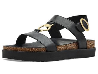 Barbour Gwen Sandals Womens Sandals Black : 5 M, Leather